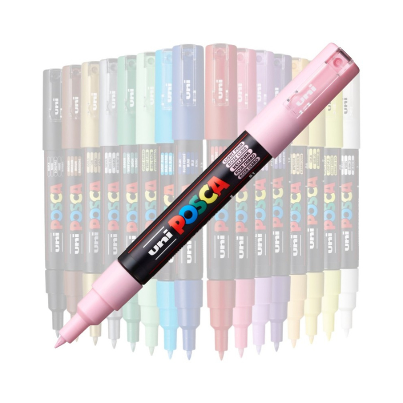 Marker Uni Posca 0.7mm roz deschis [2]