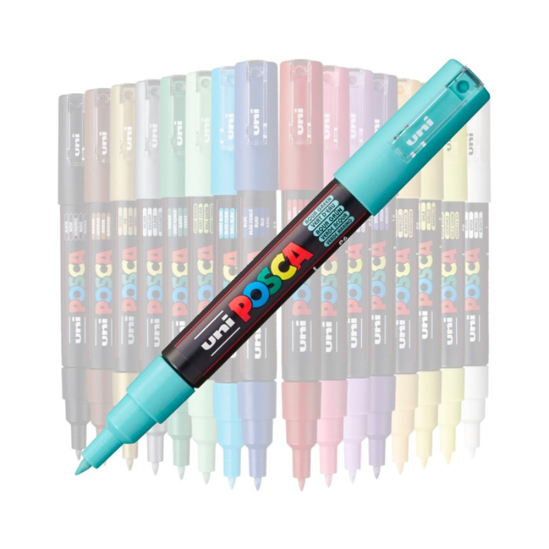 Marker Uni pc-1m Posca 0.7mm verde aqua [2]
