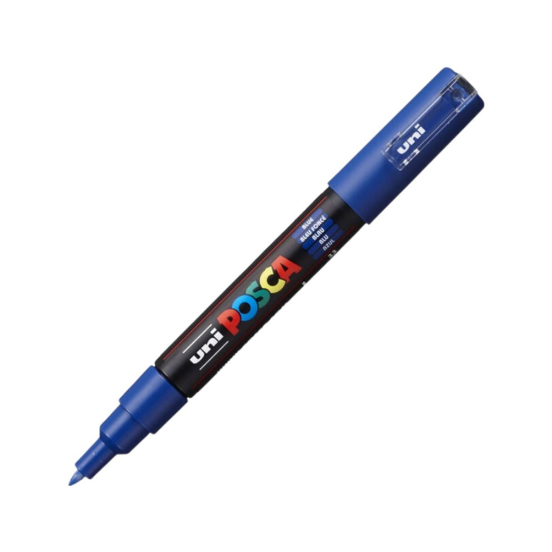 Marker Uni pc-1m Posca 0.7mm albastru [1]