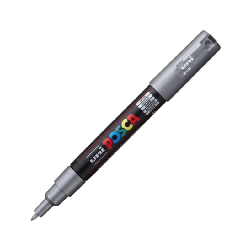Marker Uni pc-1m Posca 0.7mm argintiu [1]