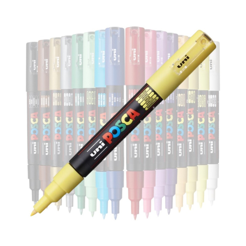 Marker Uni pc-1m Posca 0.7mm galben [2]
