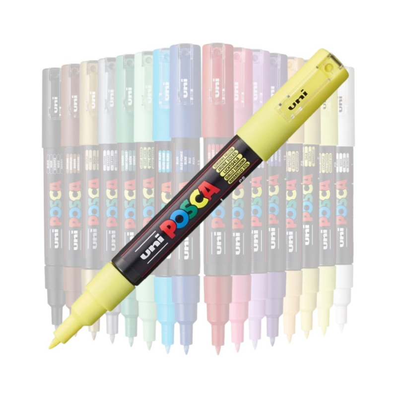 Marker Uni pc-1m Posca 0.7mm galben sunshine [2]