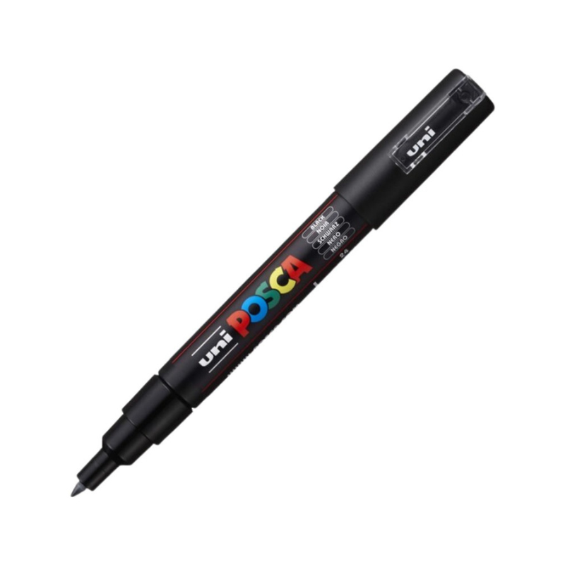Marker Uni pc-1m Posca 0.7mm negru [1]