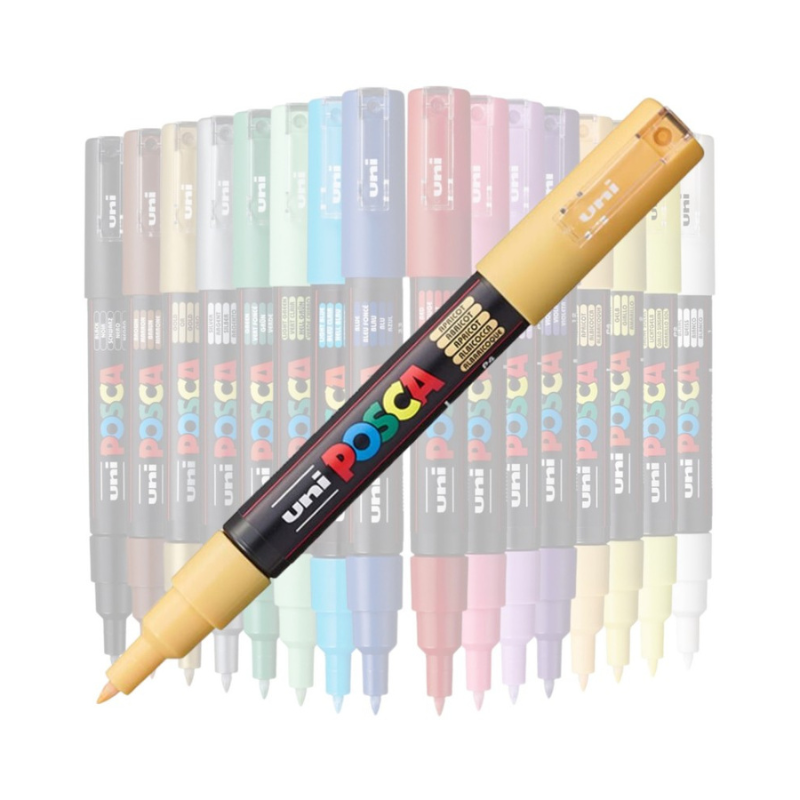 Marker Uni pc-1m Posca 0.7mm portocaliu caisa [2]