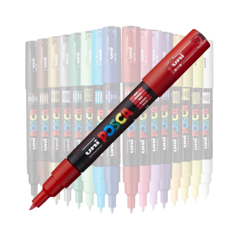 Marker Uni pc-1m Posca 0.7mm rosu [2]