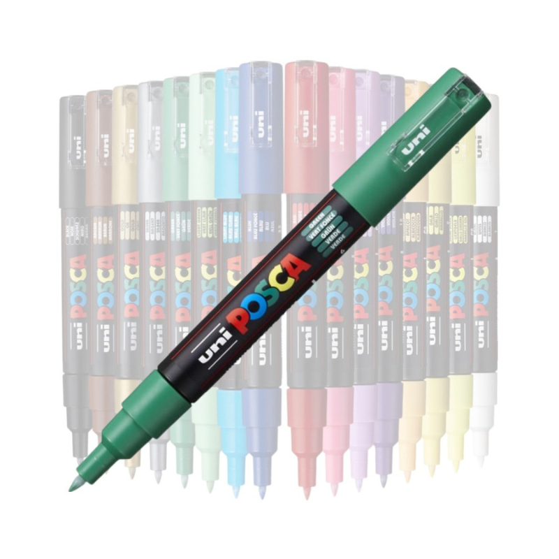 Marker Uni pc-1m Posca 0.7mm verde [2]