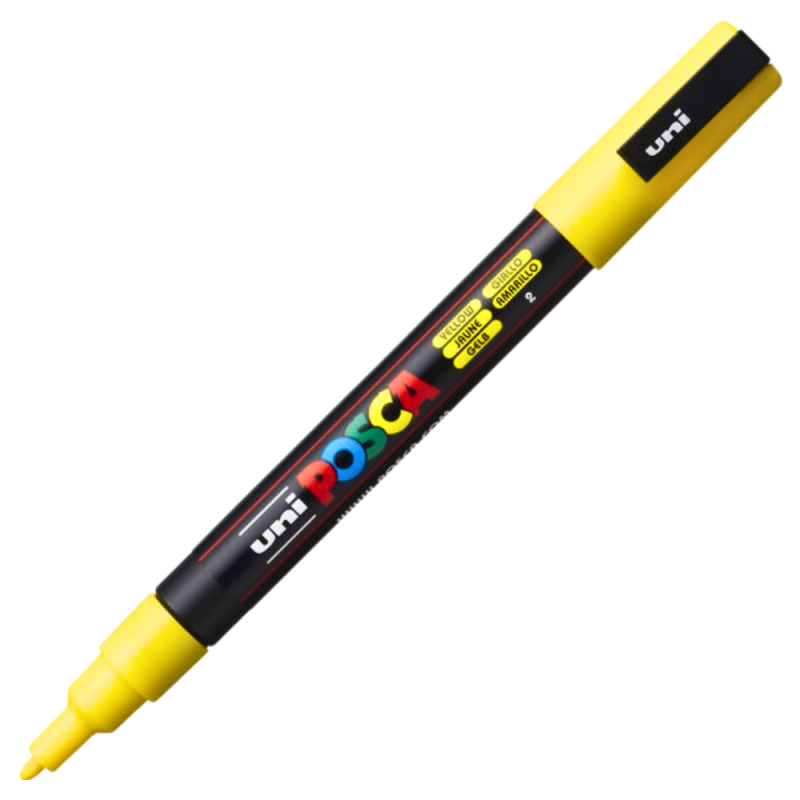 Marker Uni pc- 3m Posca 0.9-1.3 mm set 4 culori [5]