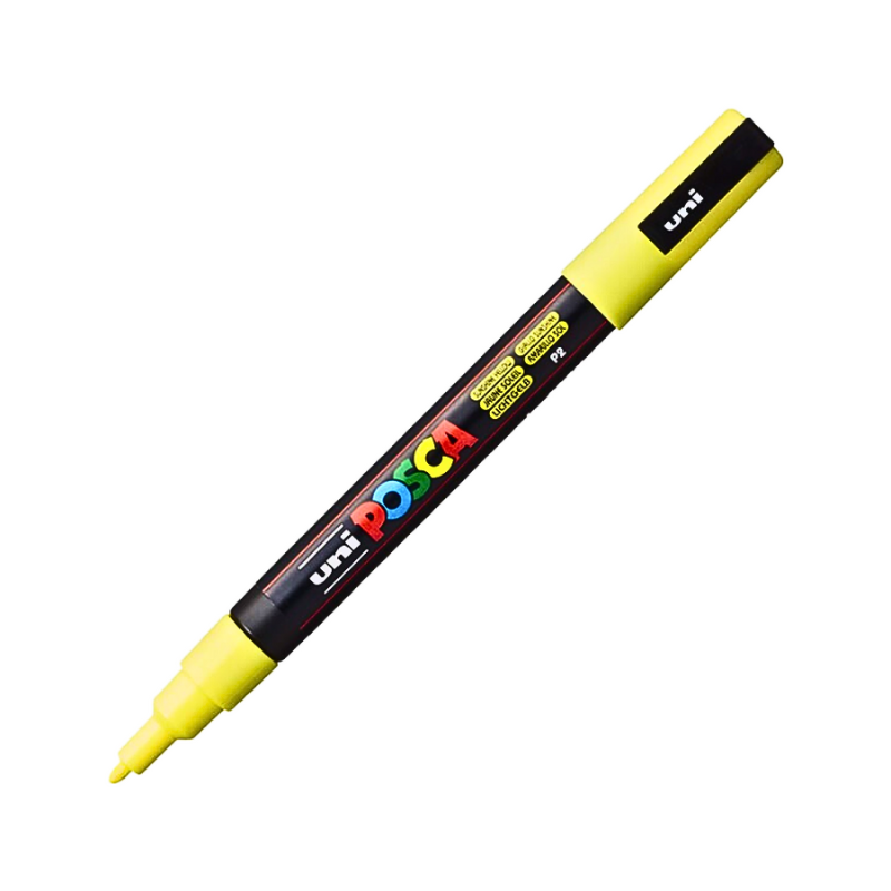 Marker Uni pc-3m Posca 0.9-1.3mm galben sunshine [1]
