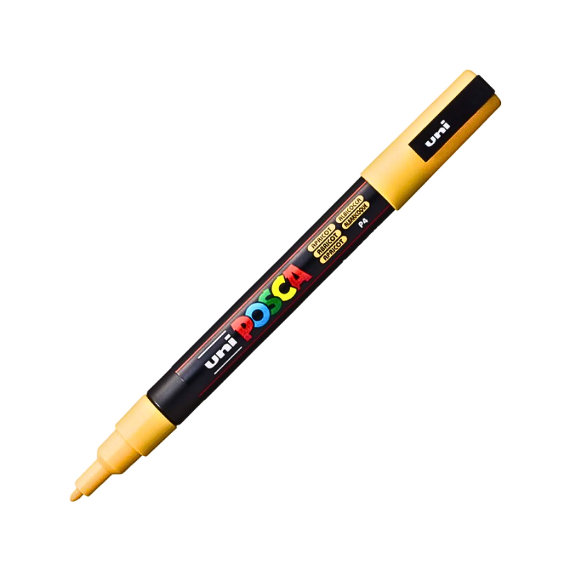 Marker Uni pc-3m Posca 0.9-1.3mm portocaliu caisa [1]