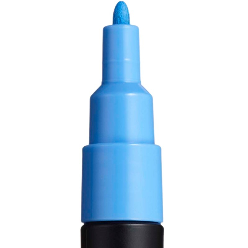 Marker UNI Posca PC-3M varf rotund 0.9-1.3mm blue [3]