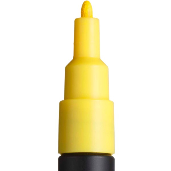 Marker UNI Posca PC-3M varf rotund 0.9-1.3mm galben [2]