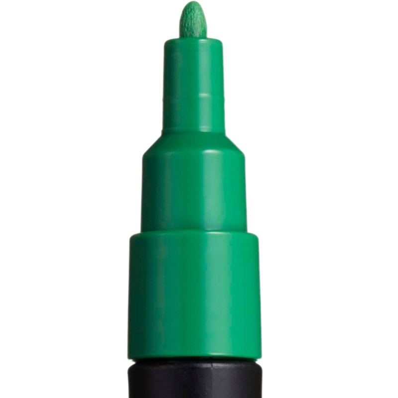 Marker UNI Posca PC-3M varf rotund 0.9-1.3mm verde [2]