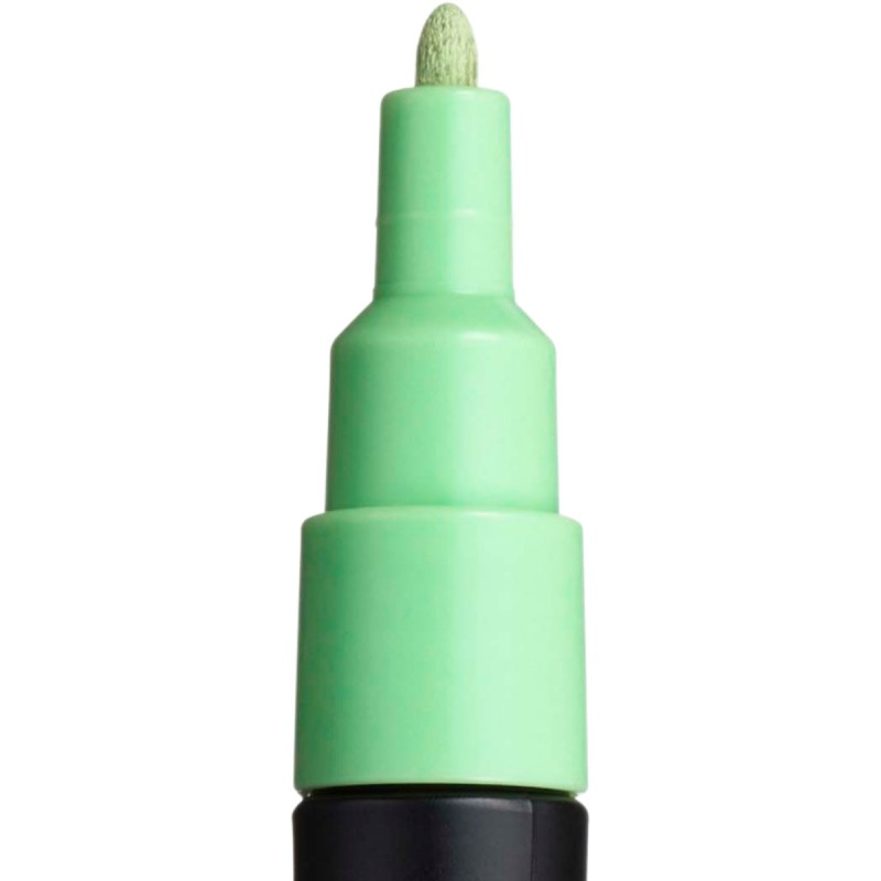 Marker UNI Posca PC-3M varf rotund 0.9-1.3mm verde deschis [2]