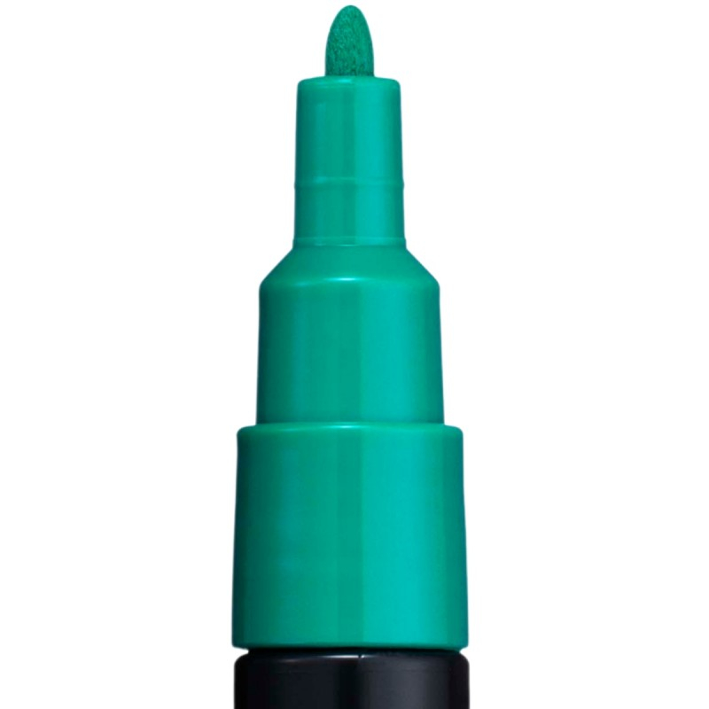 Marker UNI Posca PC-3M varf rotund 0.9-1.3mm verde smarald [2]