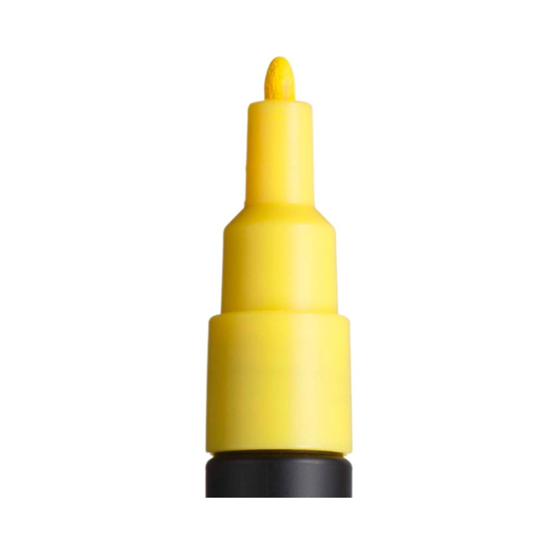 Marker Uni pc-3ml Posca 0.9-1.3mm galben sclipici [3]