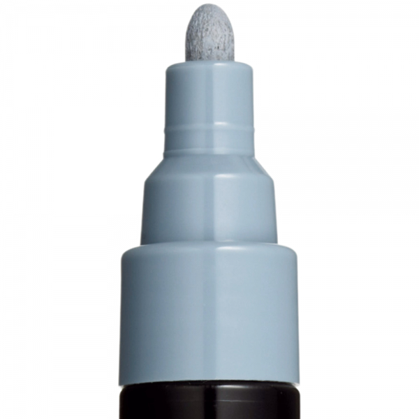Marker UNI Posca PC-5M varf rotund 1.8-2.5mm gri [2]