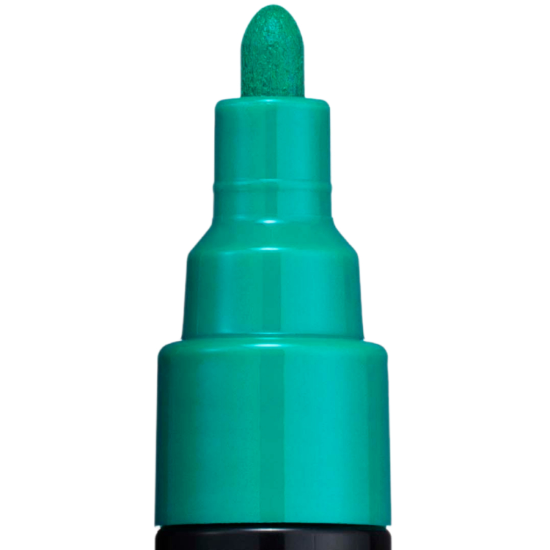 Marker UNI Posca PC-5M varf rotund 1.8-2.5mm verde smarald [4]