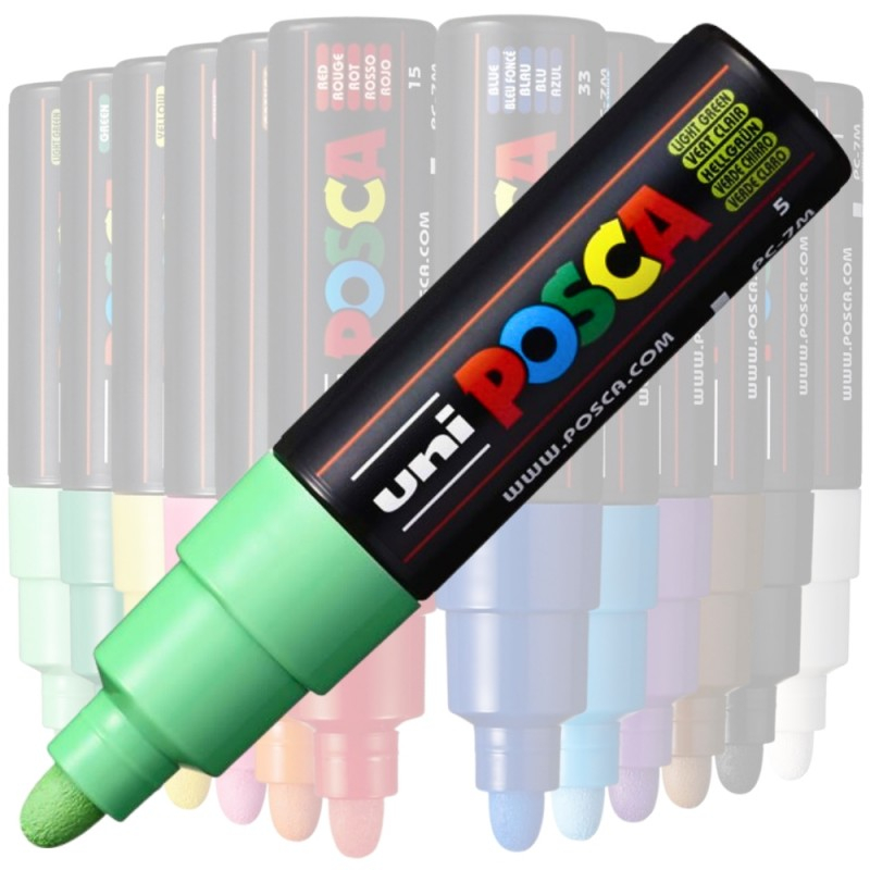 Marker Uni pc-7m Posca 4.5-5.5 mm verde deschis [1]