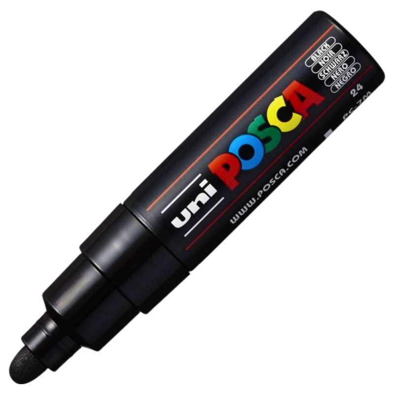 Marker Uni pc-7m Posca 4.5-5.5mm negru [2]