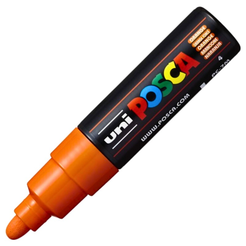 Marker Uni pc-7m Posca 4.5-5.5mm portocaliu [2]