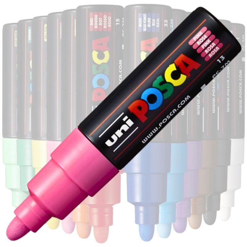 Marker Uni pc-7m Posca 4.5-5.5mm roz [1]