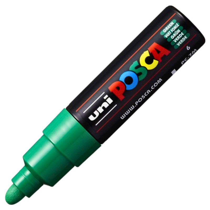 Marker Uni pc-7m Posca 4.5-5.5mm verde [2]