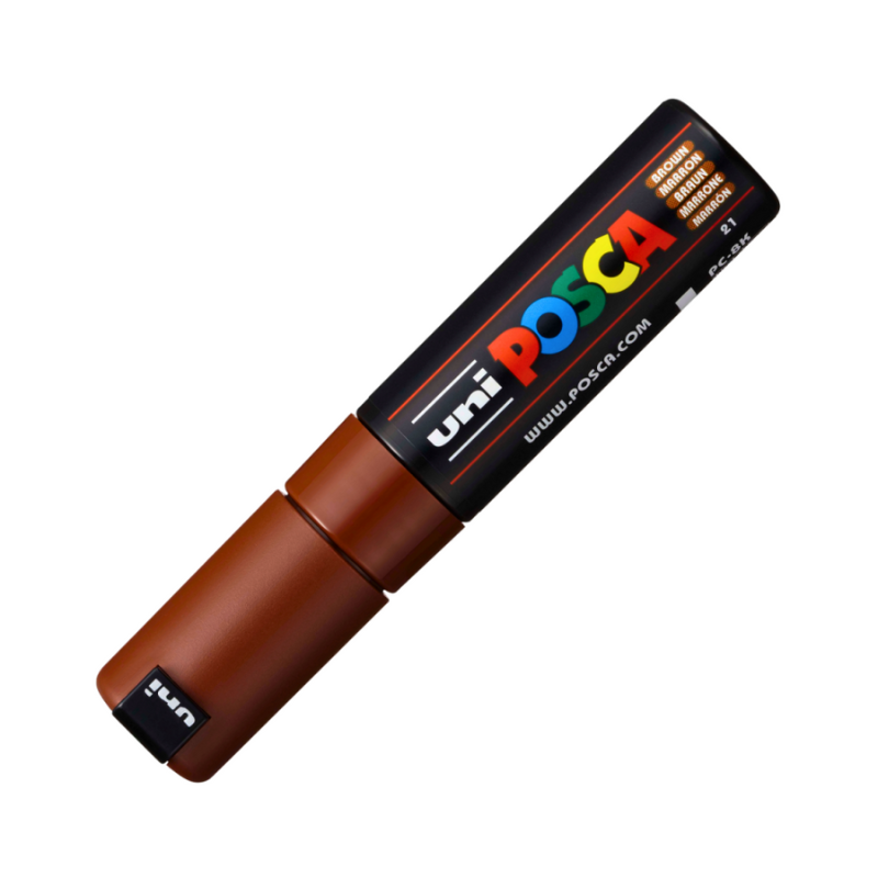 Marker Uni pc-8k Posca 8.0mm varf tesit maro [2]