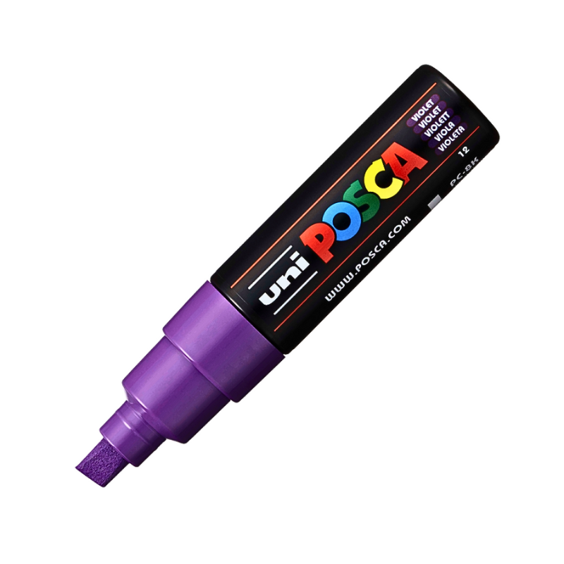 Marker Uni pc-8k Posca 8.0mm varf tesit violet [1]