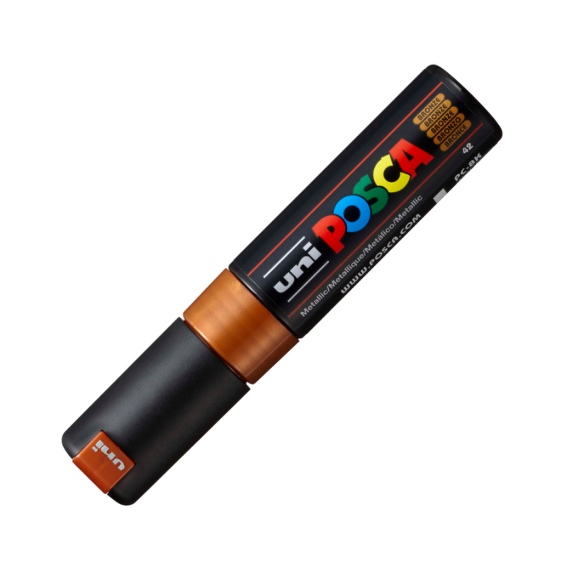 Marker Uni pc-8k Posca 8.0mm varf tesit bronz [2]