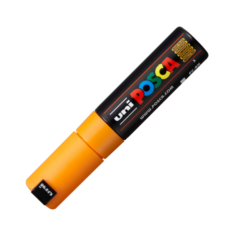 Marker Uni pc-8k Posca 8.0mm varf tesit portocaliu intens [2]