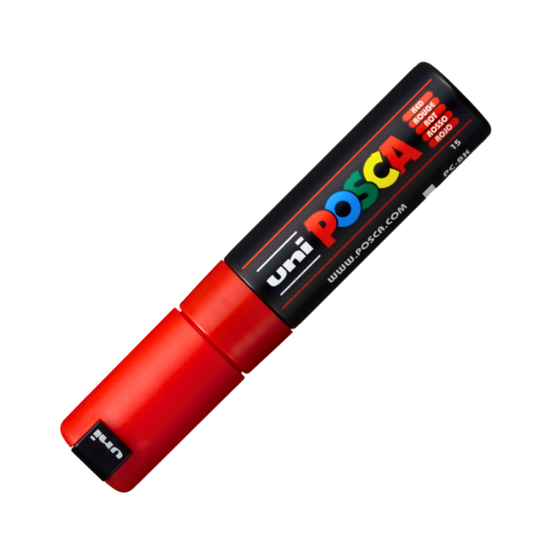 Marker Uni pc-8k Posca 8.0mm varf tesit rosu [2]