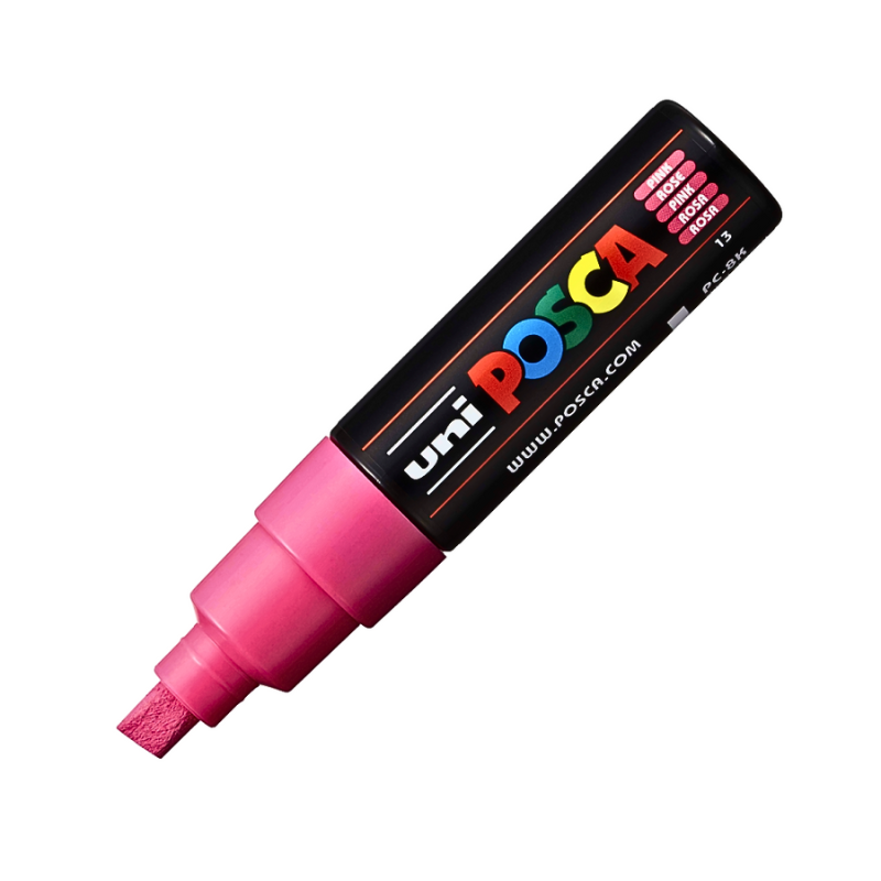 Marker Uni pc-8k Posca 8.0mm varf tesit roz [1]
