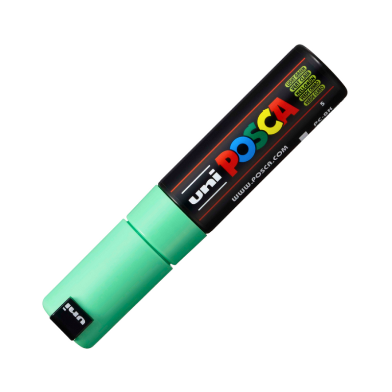 Marker Uni pc-8k Posca 8.0mm varf tesit verde deschis [2]