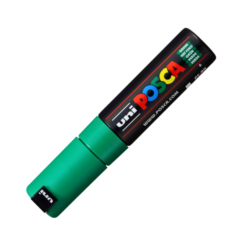 Marker Uni pc-8k Posca 8.0mm varf tesit verde [2]