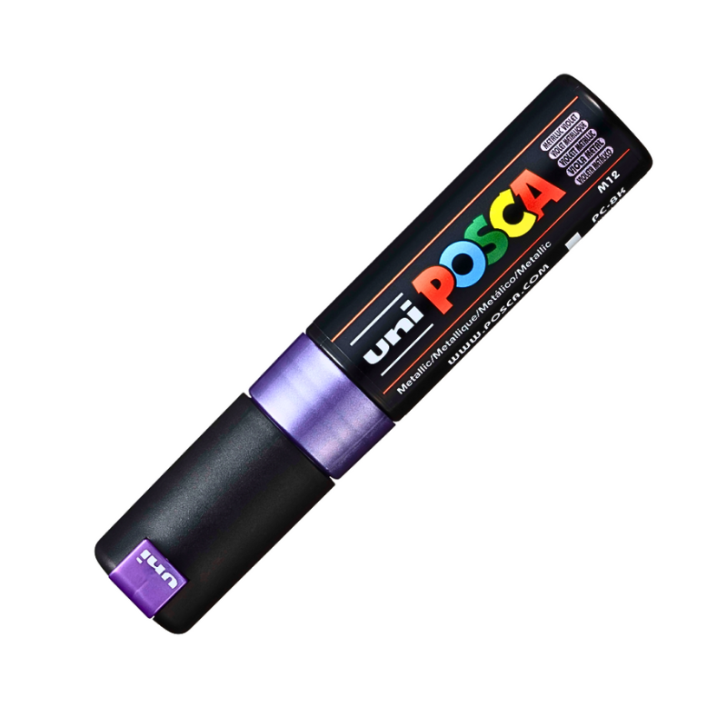 Marker Uni pc-8k Posca 8.0mm varf tesit violet metal [3]