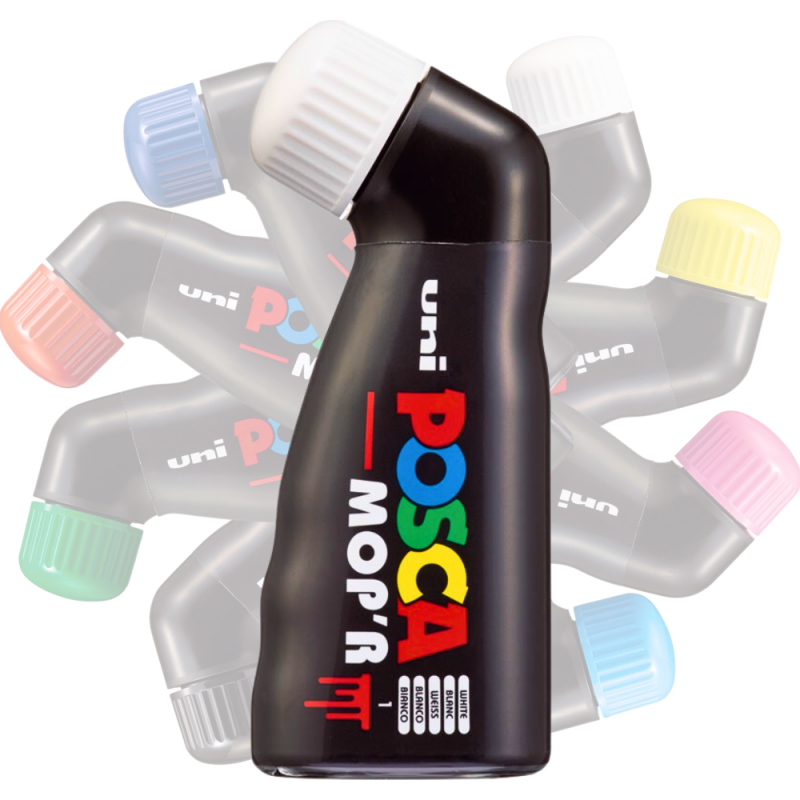 Marker Uni pcm22 mopr Posca 3-19mm varf buretat alb [3]