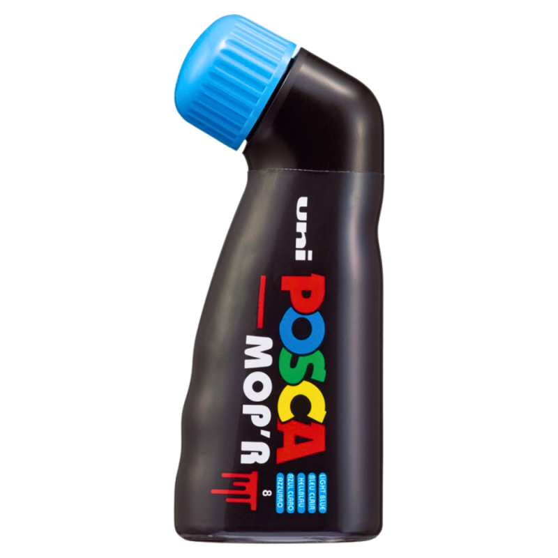 Marker Uni pcm22 mopr Posca 3-19mm varf buretat albastru deschis [1]