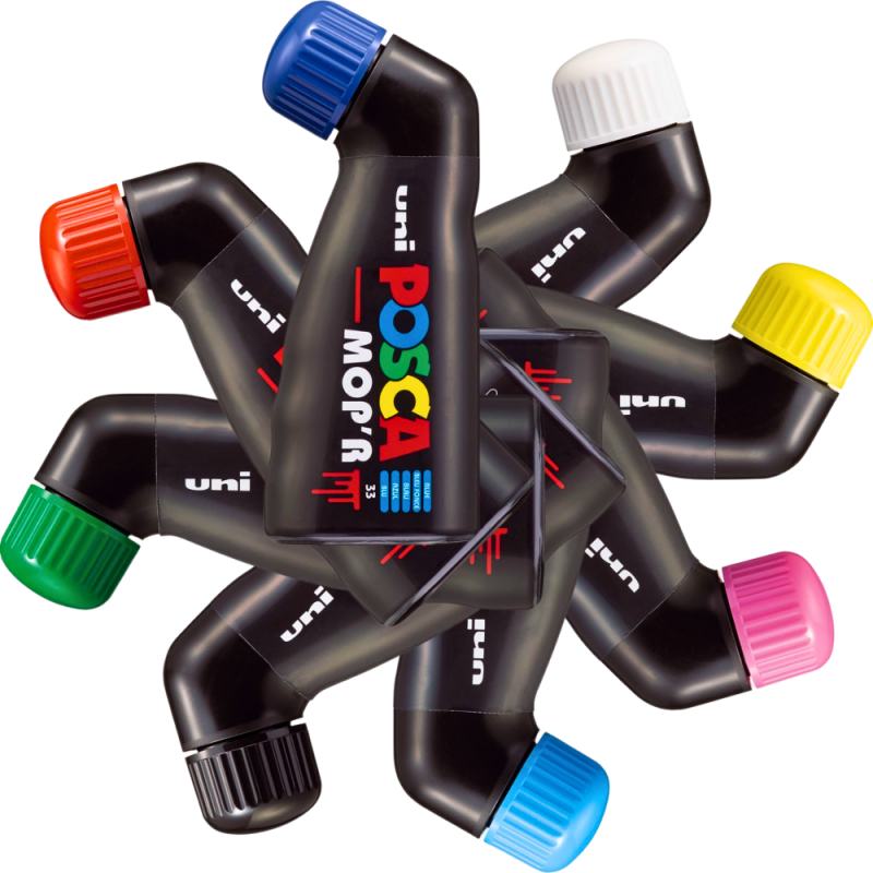 Marker Uni pcm22 mopr Posca 3-19mm varf buretat verde [4]