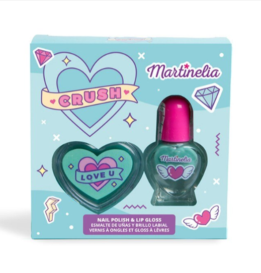 Set lac de unghii si luciu de buze 3ml + 2.5g Martinelia Crush culori diferite [2]