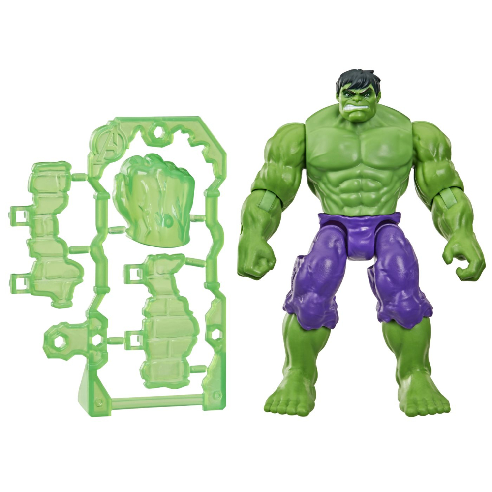 MARVEL AVENGERS ACTION VERS SET FIGURINA HULK SI ACCESORII 11.4CM [3]