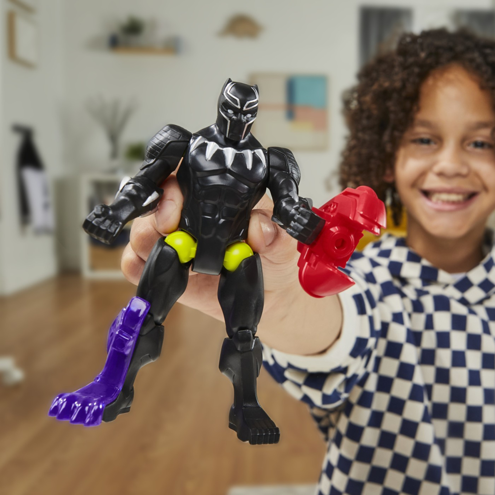 MARVEL AVENGERS MIX MASHERS FIGURINA BLACK PANTHER 12CM [3]