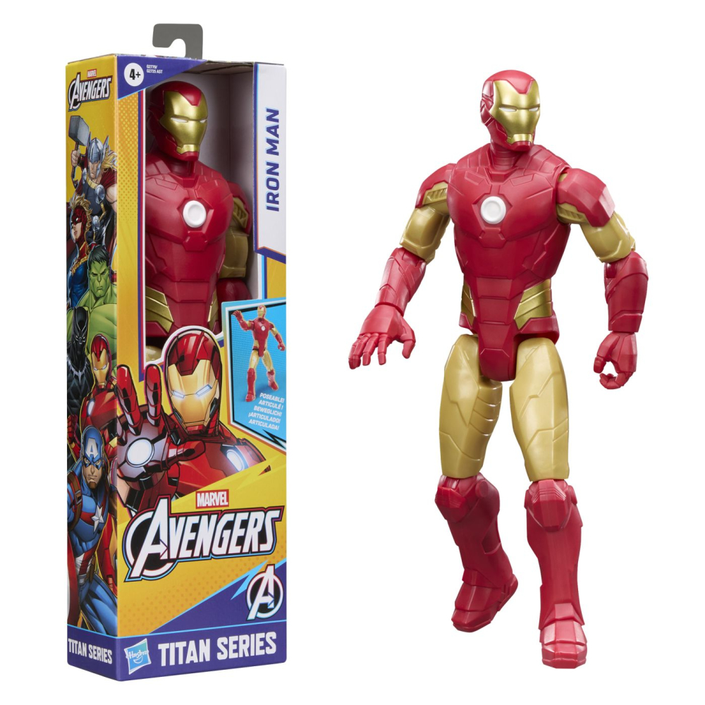 MARVEL AVENGERS TITAN SERIES FIGURINA IRON MAN 29CM [6]