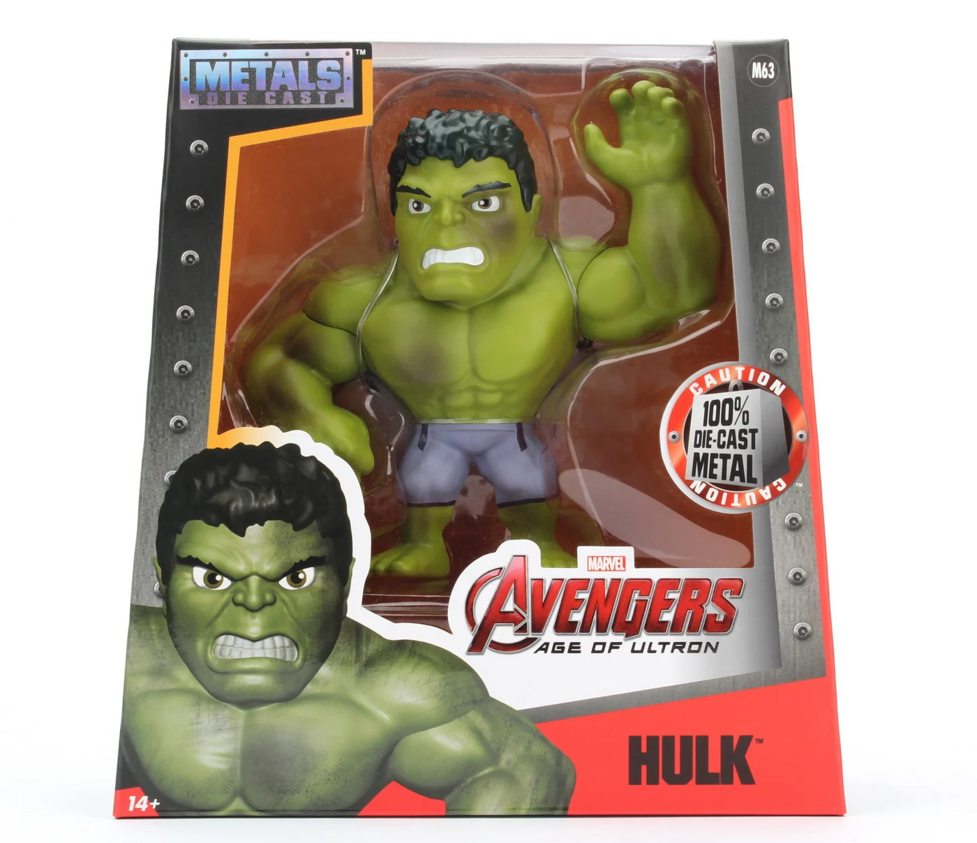 Figurina metalica de colectie Marvel Hulk 15 cm - Jada Toys [2]