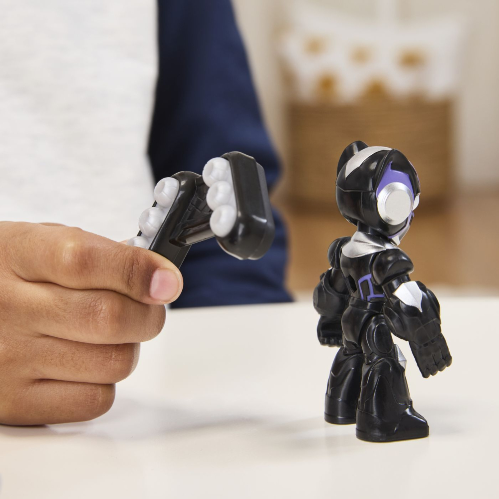 MARVEL IRON MAN SI PRIETENII SAI UIMITORI SET VEHICUL SI FIGURINA BLACK PANTHER [6]