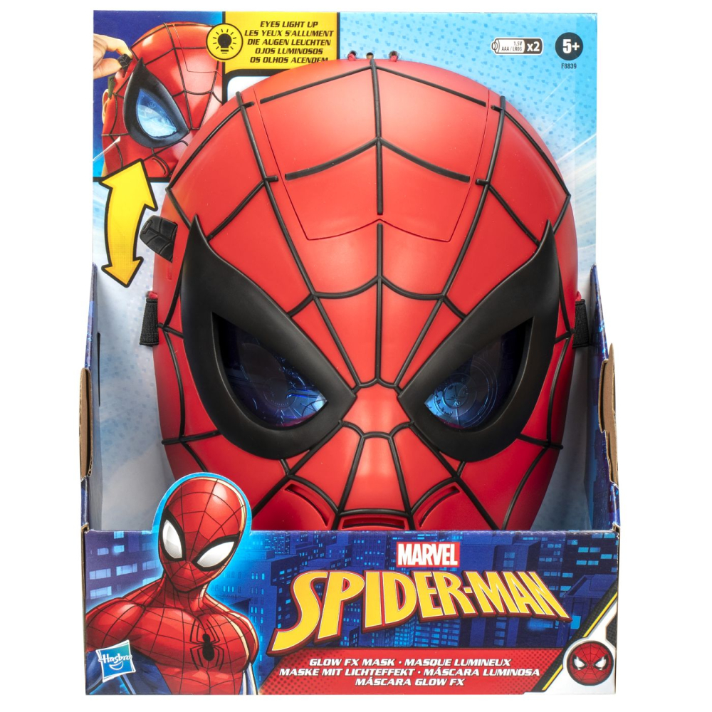MARVEL SPIDERMAN MASCA GLOW FX CU OCHI LUMINOSI [1]