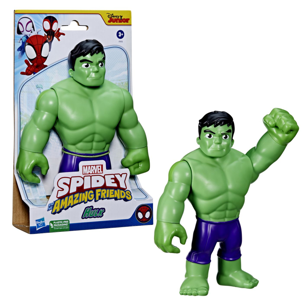 MARVEL SPIDEY SI PRIETENII SAI UIMITORI FIGURINA HULK 23CM [8]