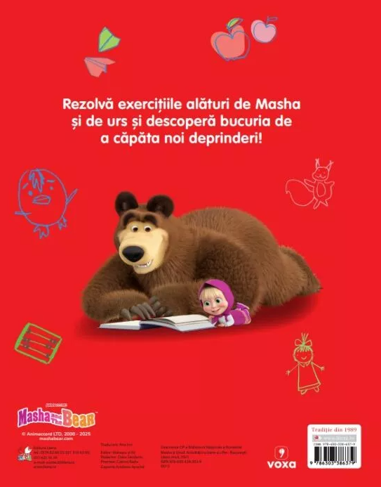 Masha si Ursul. Activitati cu litere si cifre [2]