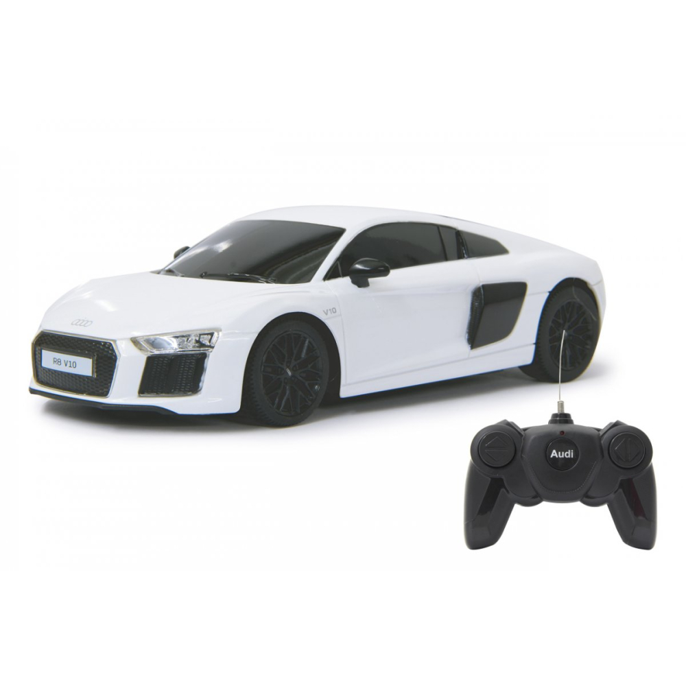 MASINA CU TELECOMANDA AUDI R8 ALB CU SCARA 1 LA 24 [3]