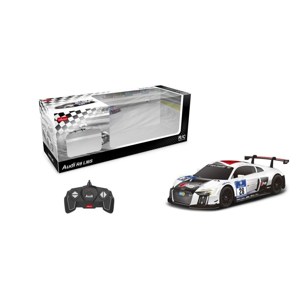 MASINA CU TELECOMANDA AUDI R8 LMS PERFORMANCE ALB SCARA 1 LA 18 [2]