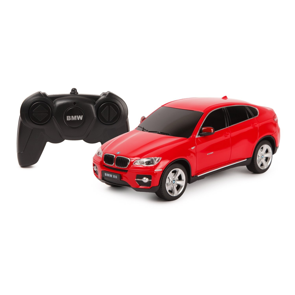 MASINA CU TELECOMANDA BMW X6 ROSU CU SCARA 1 LA 24 [2]